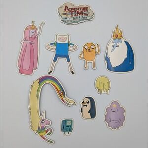 Adventure Time Finn Jake BMO Marceline Lady Rainicorn Magnet Lot 10pc Set